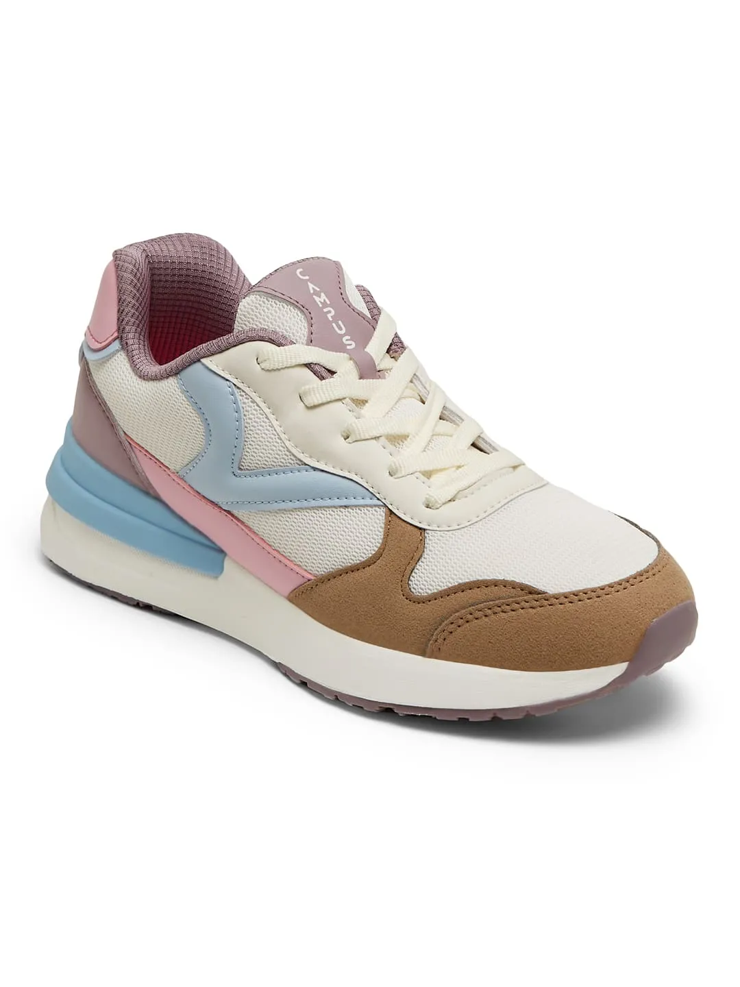 DERBI Off White Women's Sneakers sold by Campus Shoes product image thumbnail 2