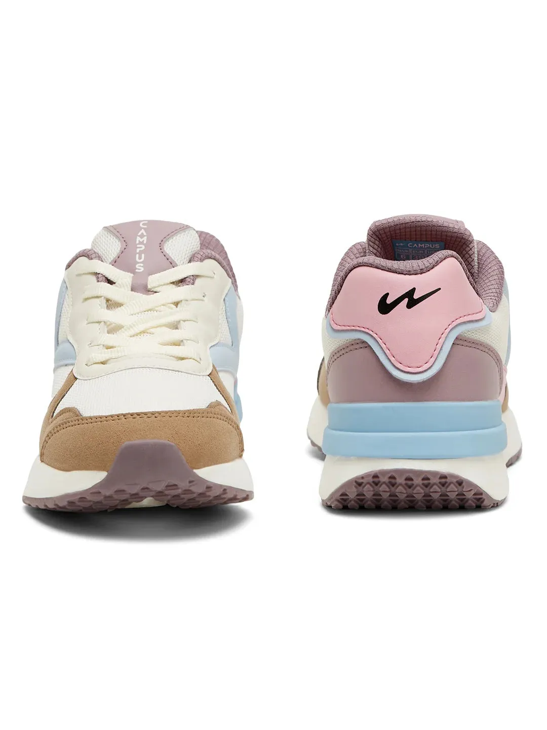 DERBI Off White Women's Sneakers sold by Campus Shoes product image thumbnail 4