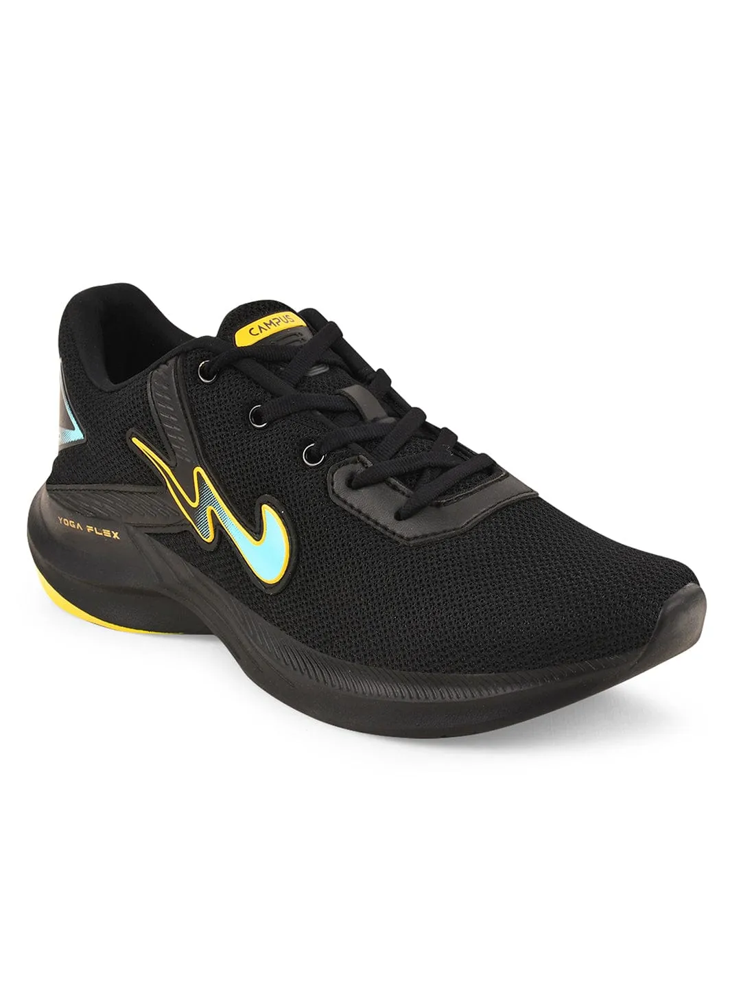 CAMP BOOSTER Black Men's Running Shoes sold by Campus Shoes product image thumbnail 2