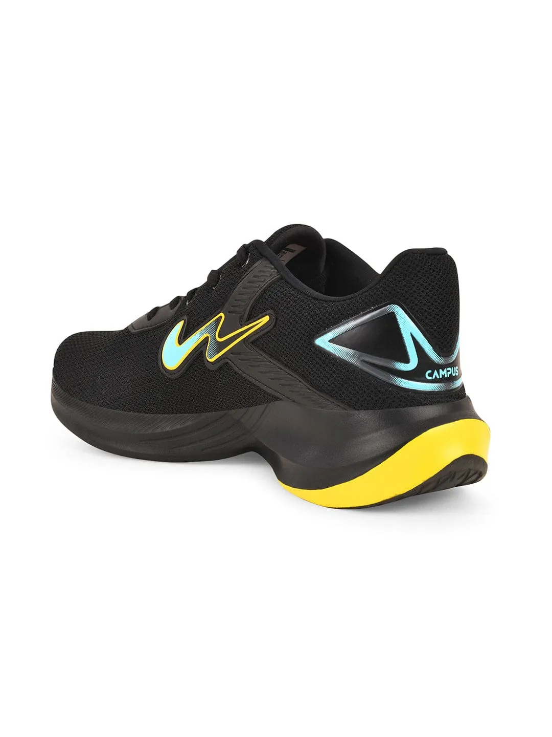 CAMP BOOSTER Black Men's Running Shoes sold by Campus Shoes product image thumbnail 3