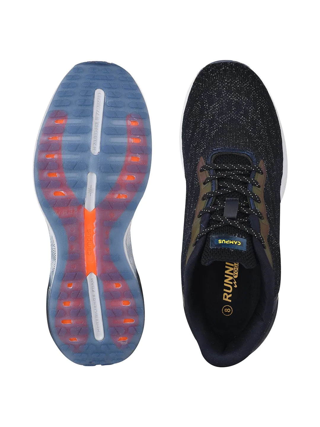 RADIUM Blue Men's Running Shoes sold by Campus Shoes product image thumbnail 4