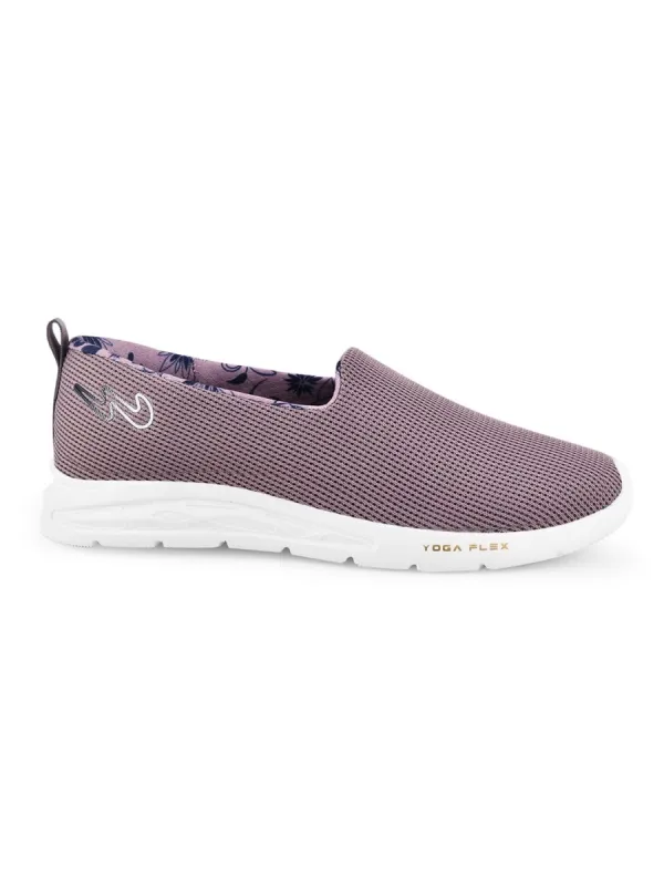 CAMP-FLYWALK Mauve Women's Slip-ons sold by Campus Shoes