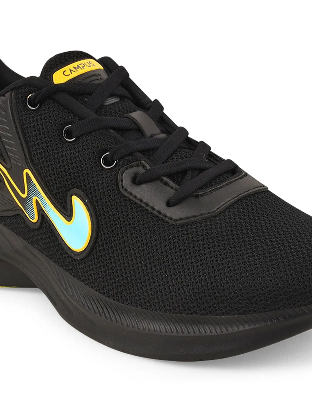 CAMP BOOSTER Black Men's Running Shoes sold by Campus Shoes product image thumbnail 5