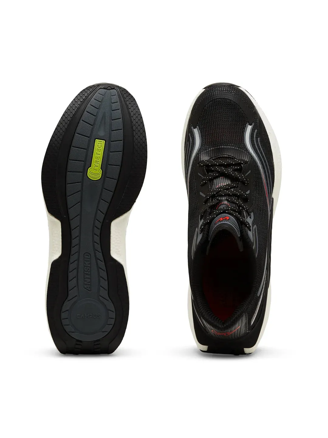 CREED Black Men's Running Shoes sold by Campus Shoes product image thumbnail 4