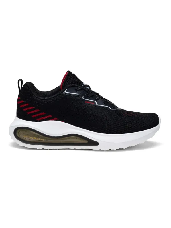 PIVOT Black Men's Running Shoes sold by Campus Shoes