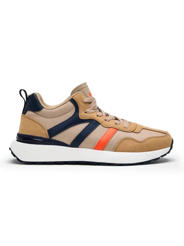 HINGE Beige Men's Sneakers sold by Campus Shoes