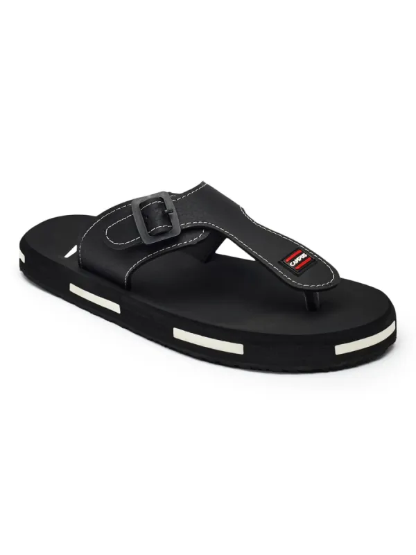 GC-1084 Black Men's Flip Flops sold by Campus Shoes
