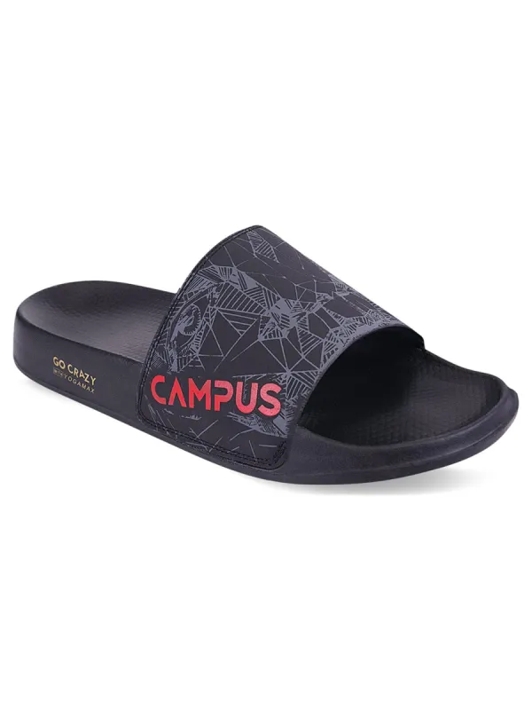 SL-423 Black Men's Slider sold by Campus Shoes