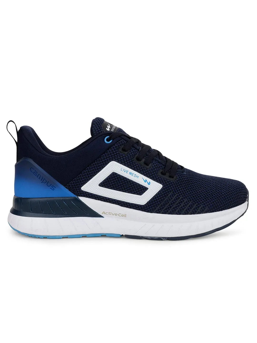 EVOK Navy Men's Sports Shoes sold by Campus Shoes