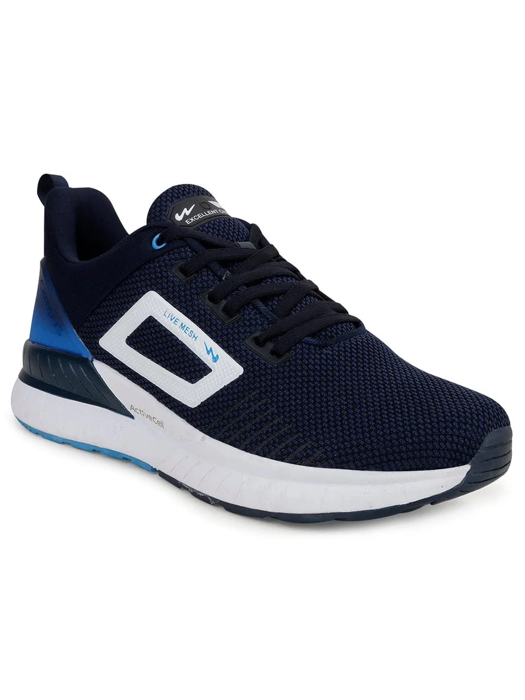 EVOK Navy Men's Sports Shoes sold by Campus Shoes product image thumbnail 2