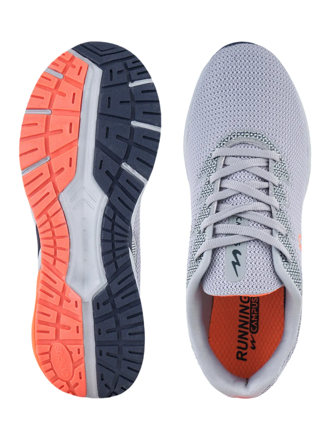 IGNATIUS Grey Men's Running Shoes sold by Campus Shoes product image thumbnail 4