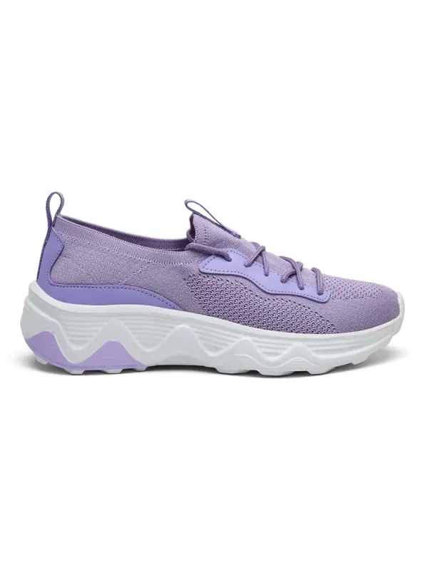 CLEAT Purple Women's Walking Shoes sold by Campus Shoes