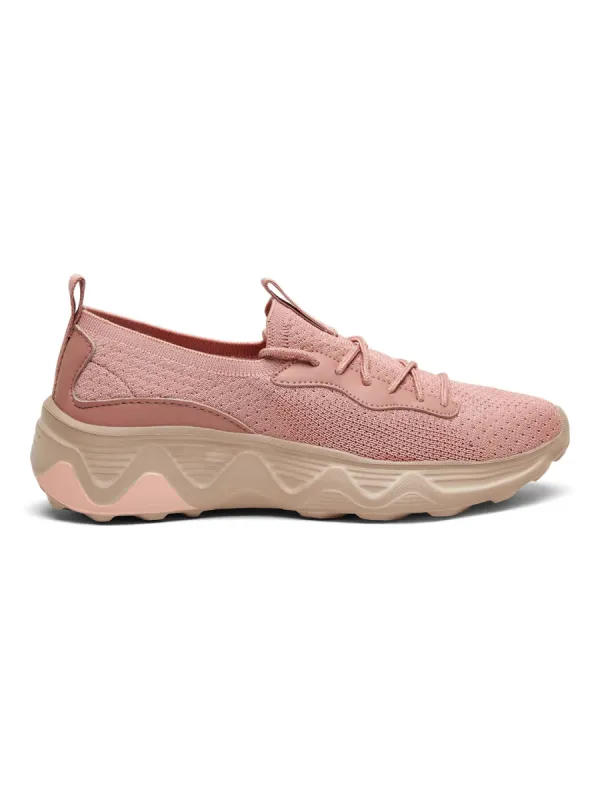 CLEAT Peach Women's Walking Shoes sold by Campus Shoes