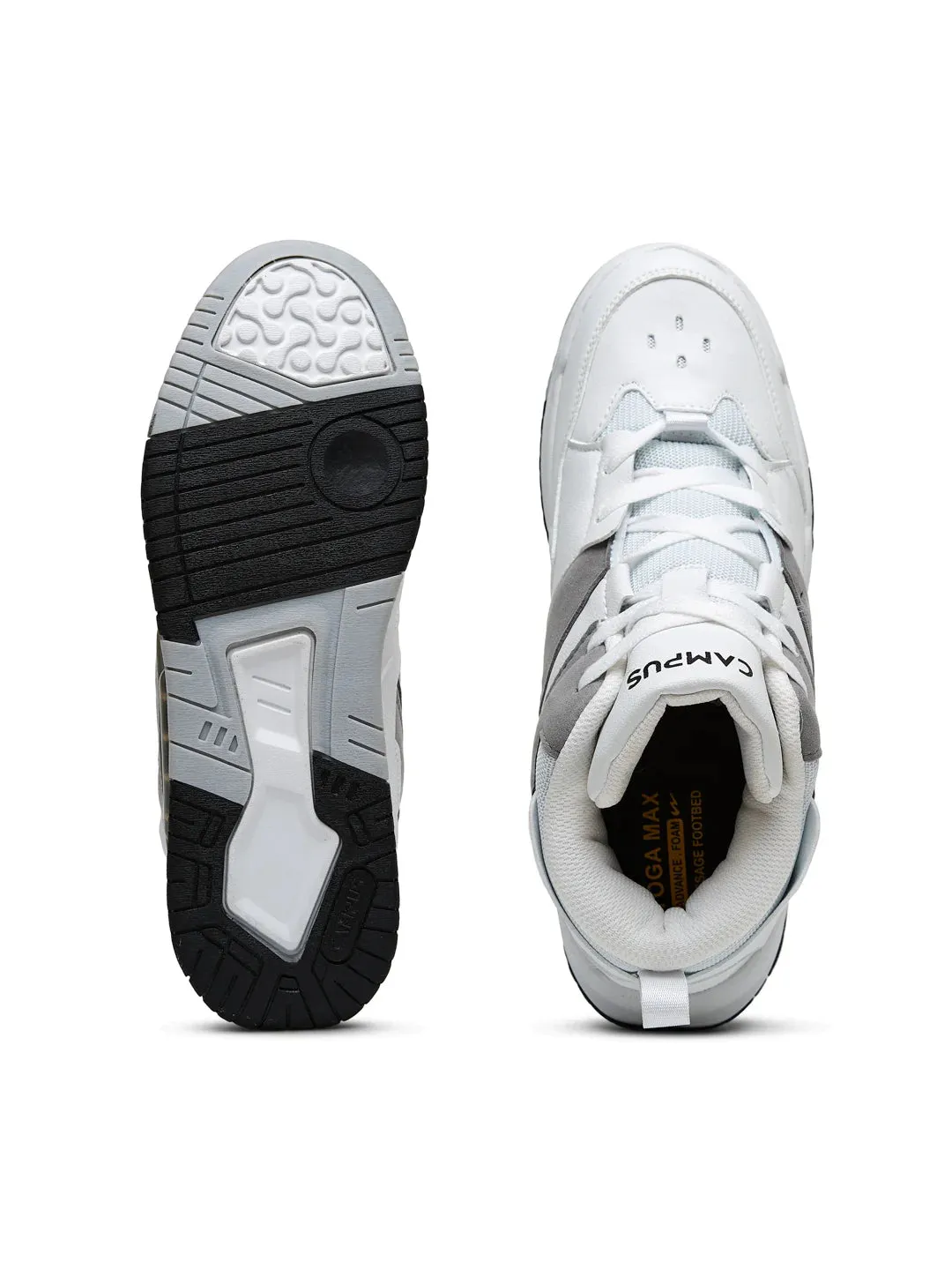 OG-37 White Men's Sneakers sold by Campus Shoes product image thumbnail 4