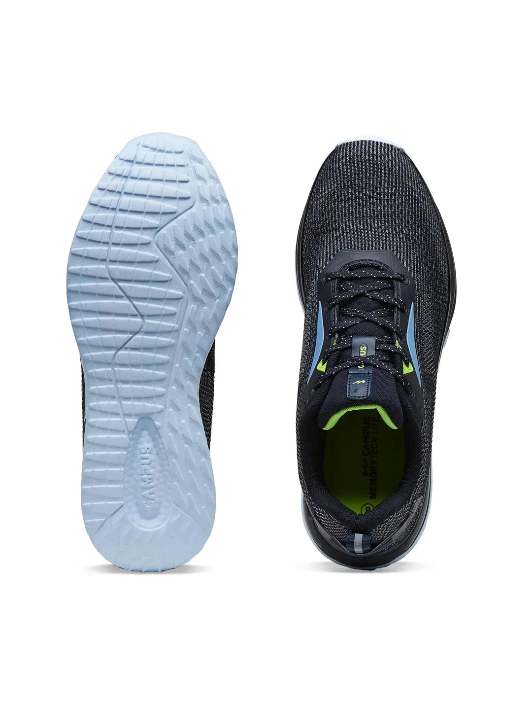 PREXTON Navy Men's Running Shoes sold by Campus Shoes product image thumbnail 4