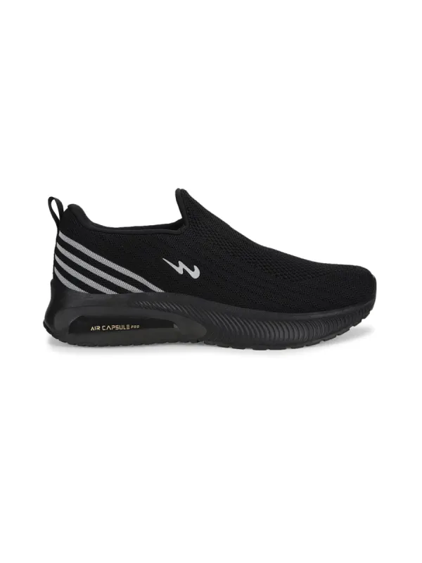 PANEL Black Men's Casual Shoes sold by Campus Shoes