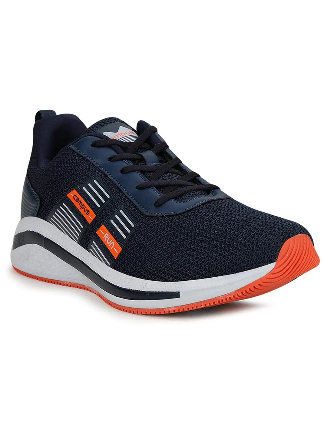 PLATEUE Navy Men's Running Shoes sold by Campus Shoes product image thumbnail 2