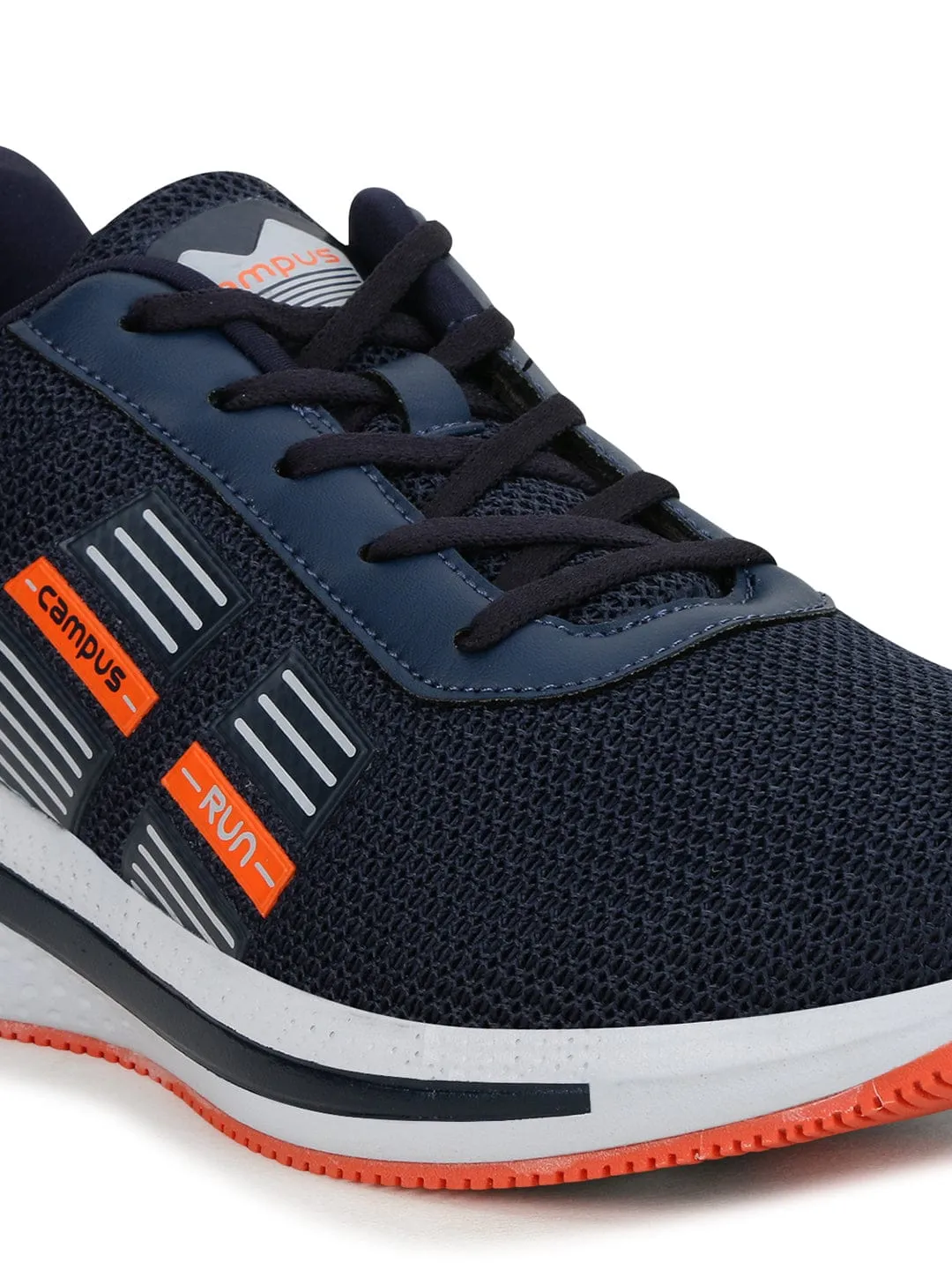 PLATEUE Navy Men's Running Shoes sold by Campus Shoes product image thumbnail 4
