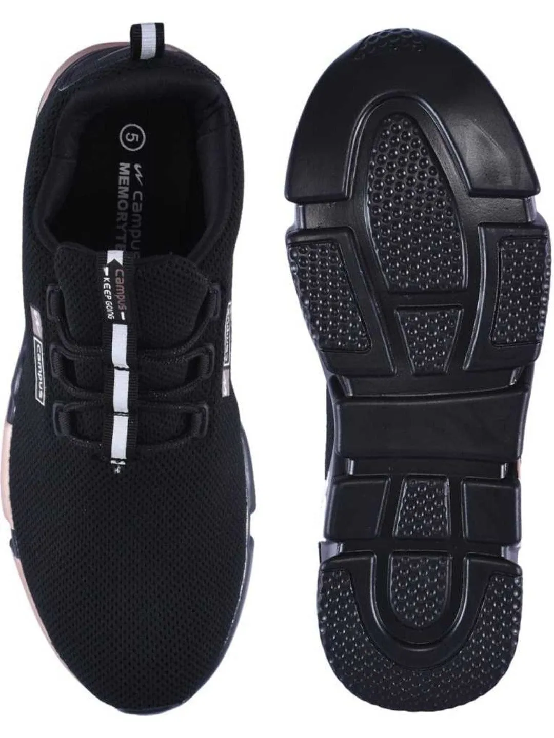 ALEXA Black Women's Running Shoes sold by Campus Shoes product image thumbnail 5