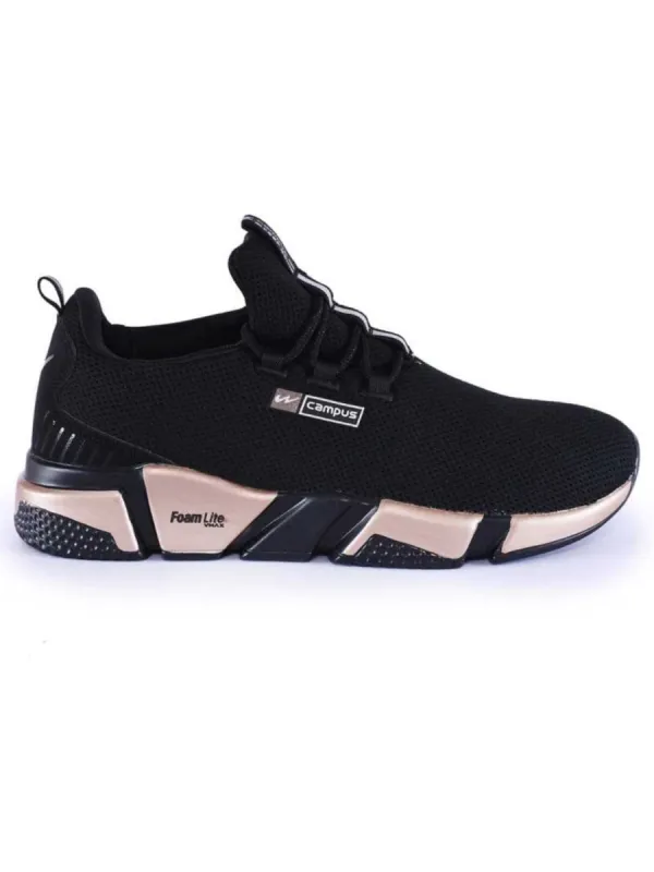 ALEXA Black Women's Running Shoes sold by Campus Shoes