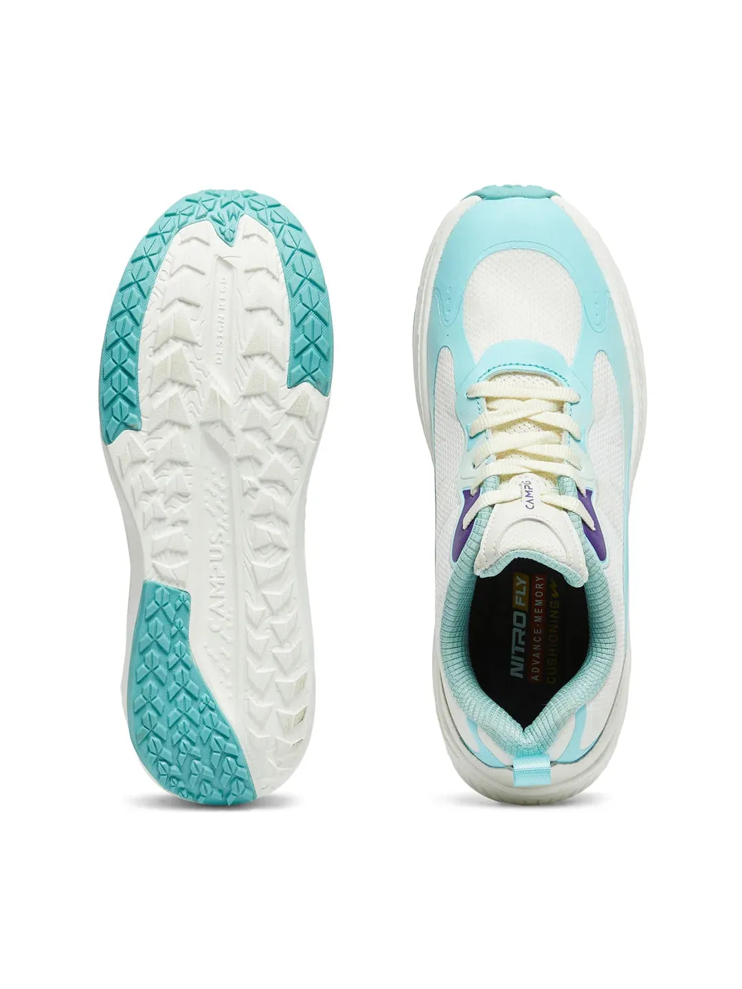 FABLE Green Women's Running Shoes sold by Campus Shoes product image thumbnail 4