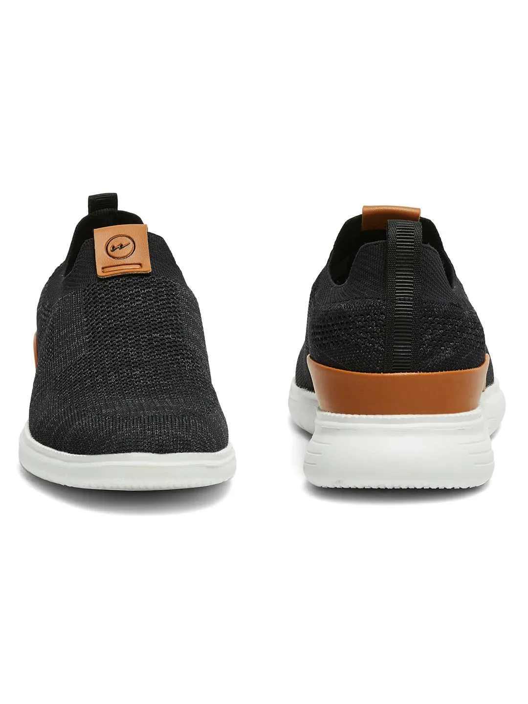 CHALK Black Men's Walking Shoes sold by Campus Shoes product image thumbnail 3