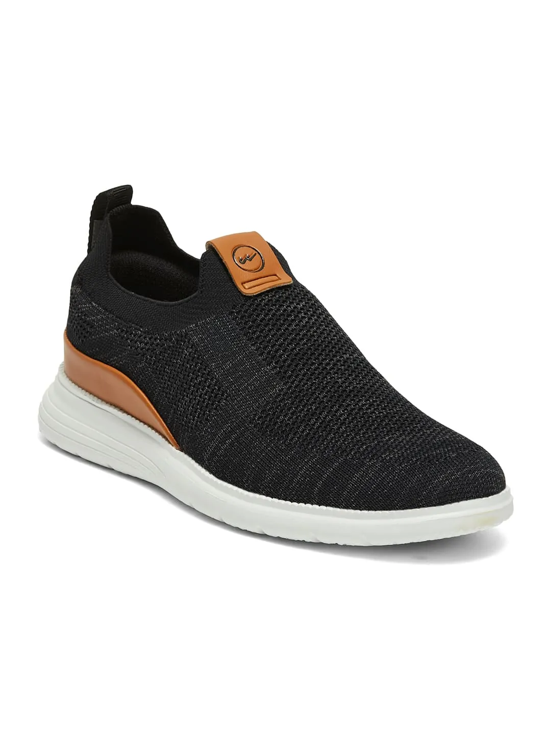 CHALK Black Men's Walking Shoes sold by Campus Shoes product image thumbnail 2