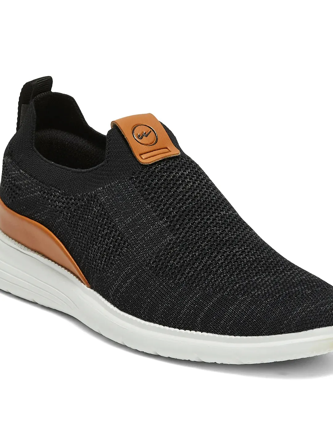 CHALK Black Men's Walking Shoes sold by Campus Shoes product image thumbnail 5