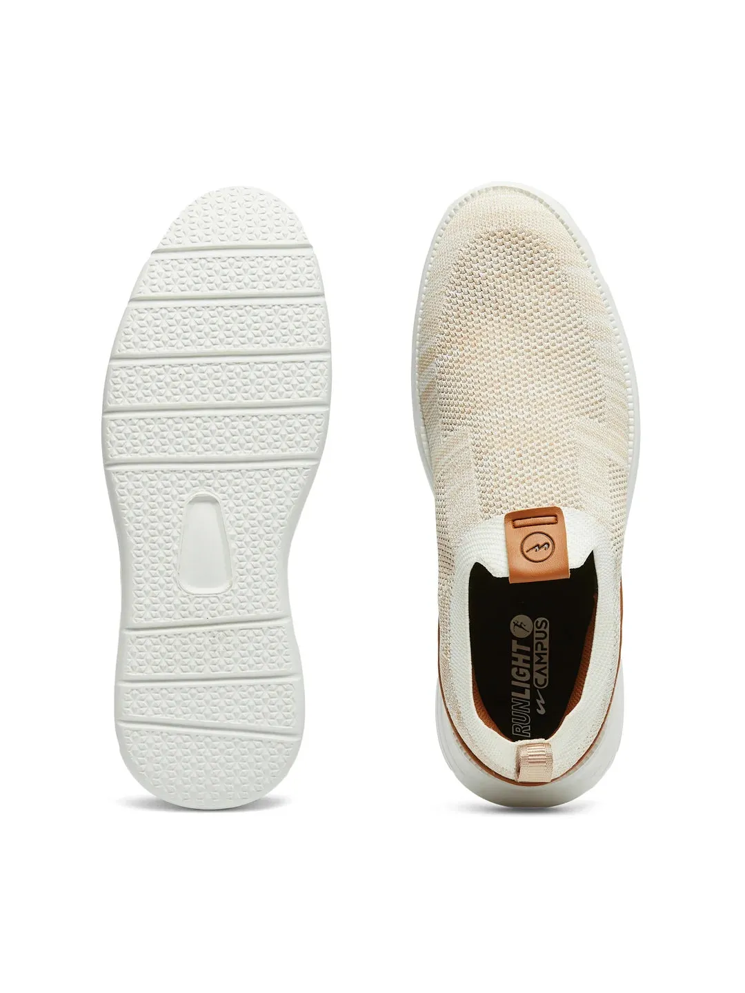 CHALK Off White Men's Walking Shoes sold by Campus Shoes product image thumbnail 4