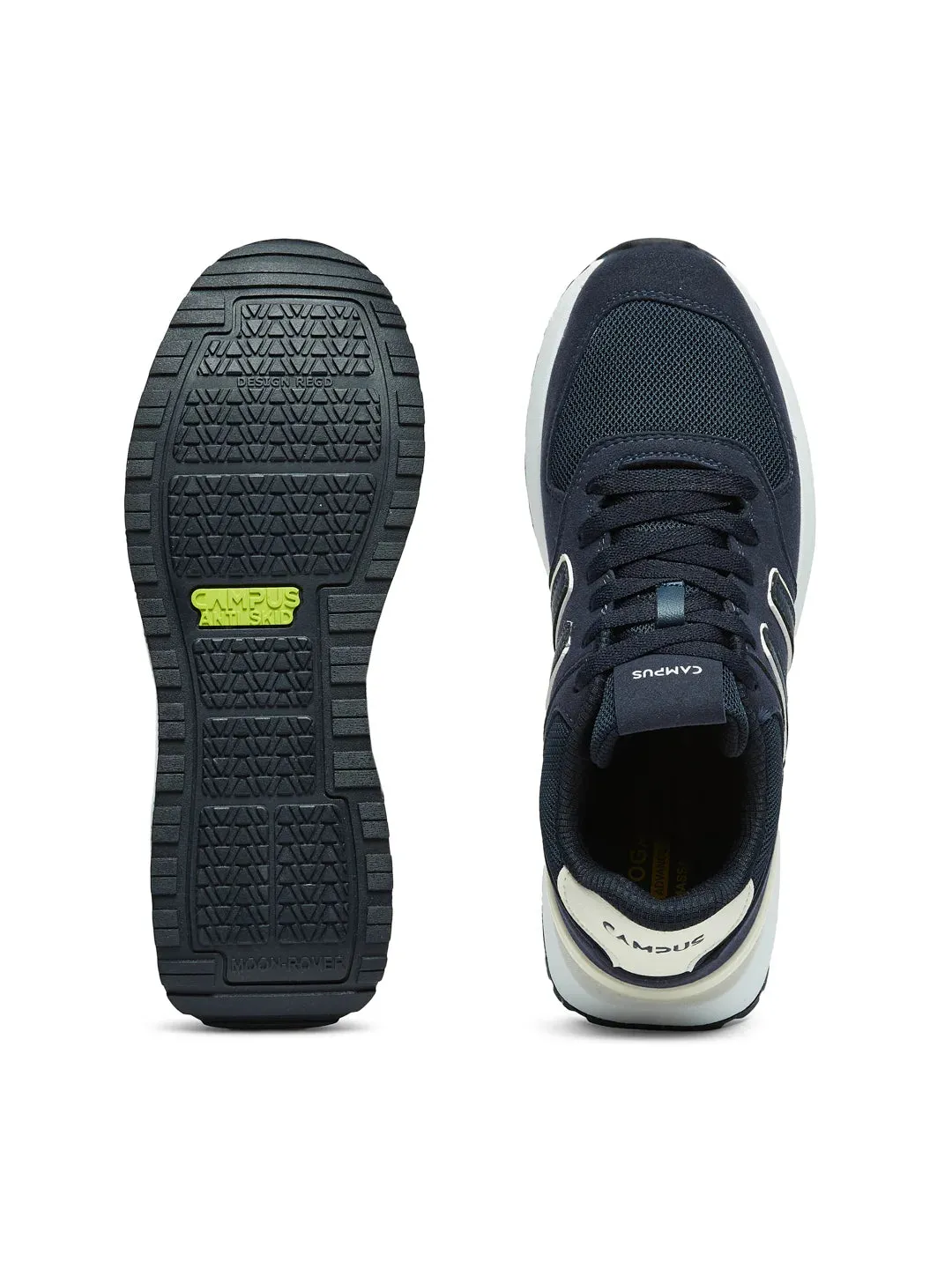 DAZED Navy Men's Sneakers sold by Campus Shoes product image thumbnail 4
