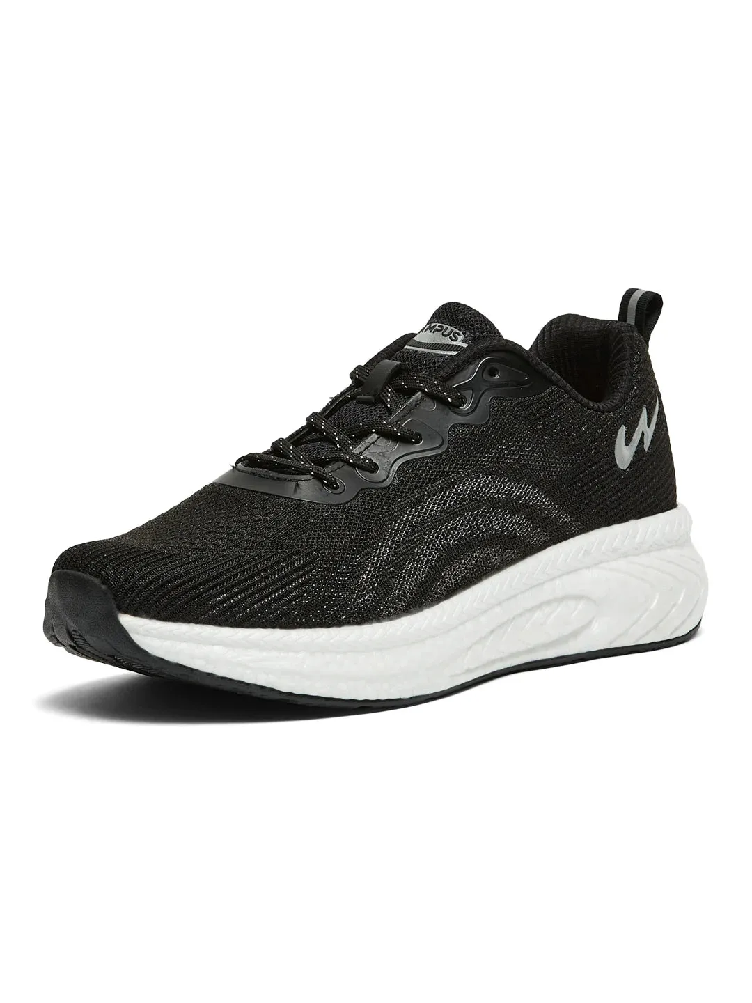 HYPE Black Men's Running Shoes sold by Campus Shoes product image thumbnail 5