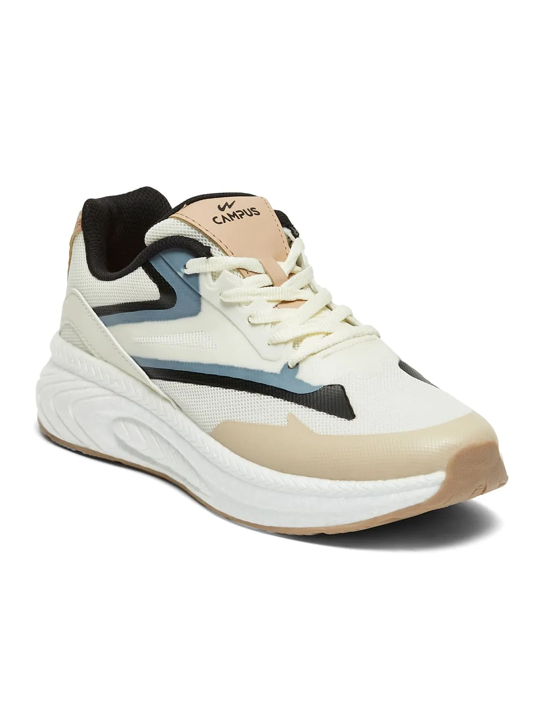 JIVE Off White Men's Running Shoes sold by Campus Shoes product image thumbnail 2