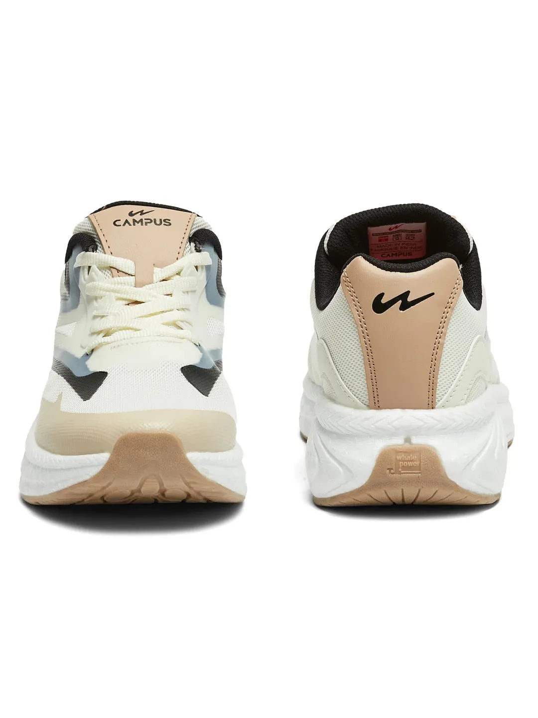 JIVE Off White Men's Running Shoes sold by Campus Shoes product image thumbnail 3