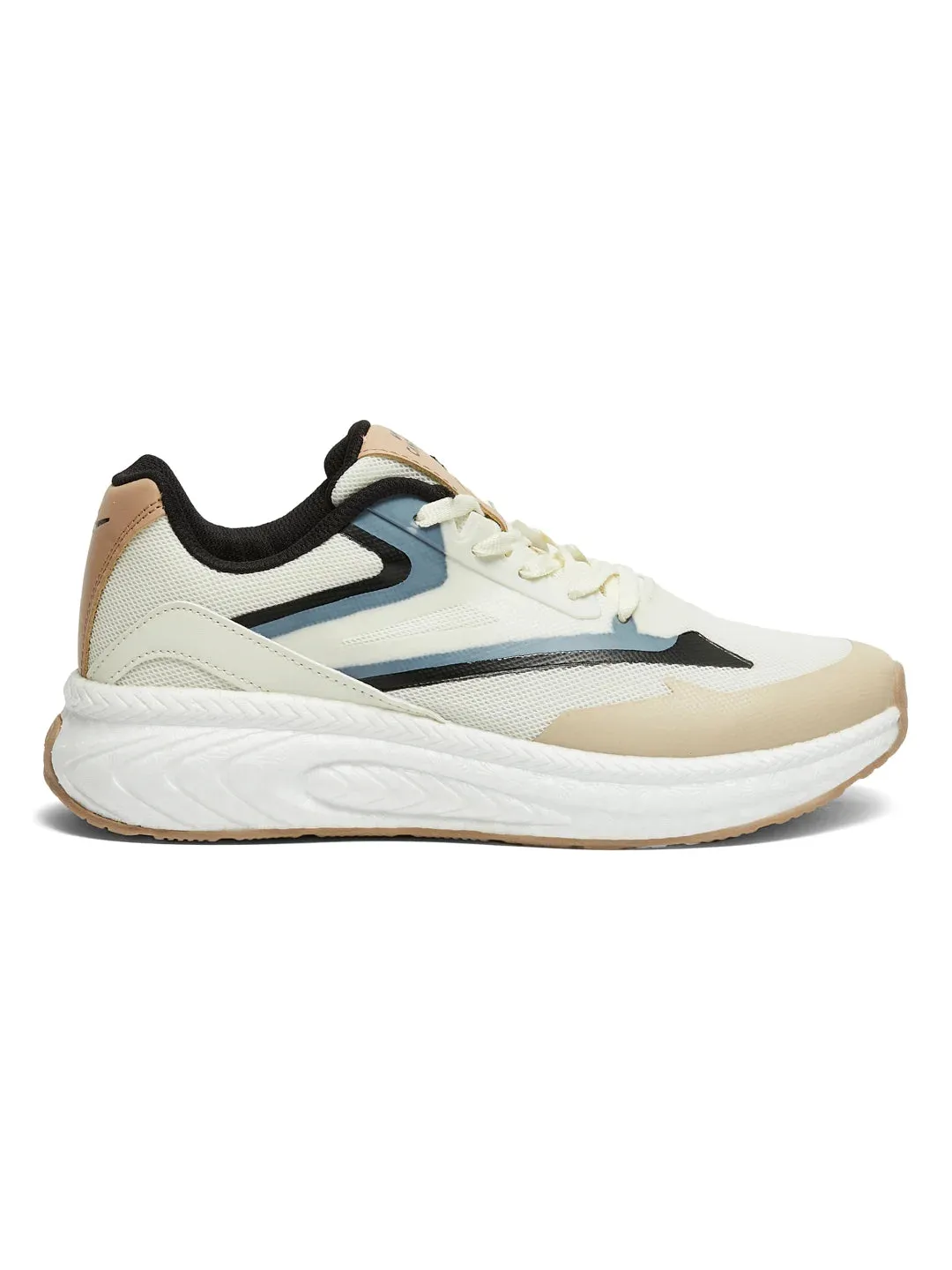 JIVE Off White Men's Running Shoes sold by Campus Shoes