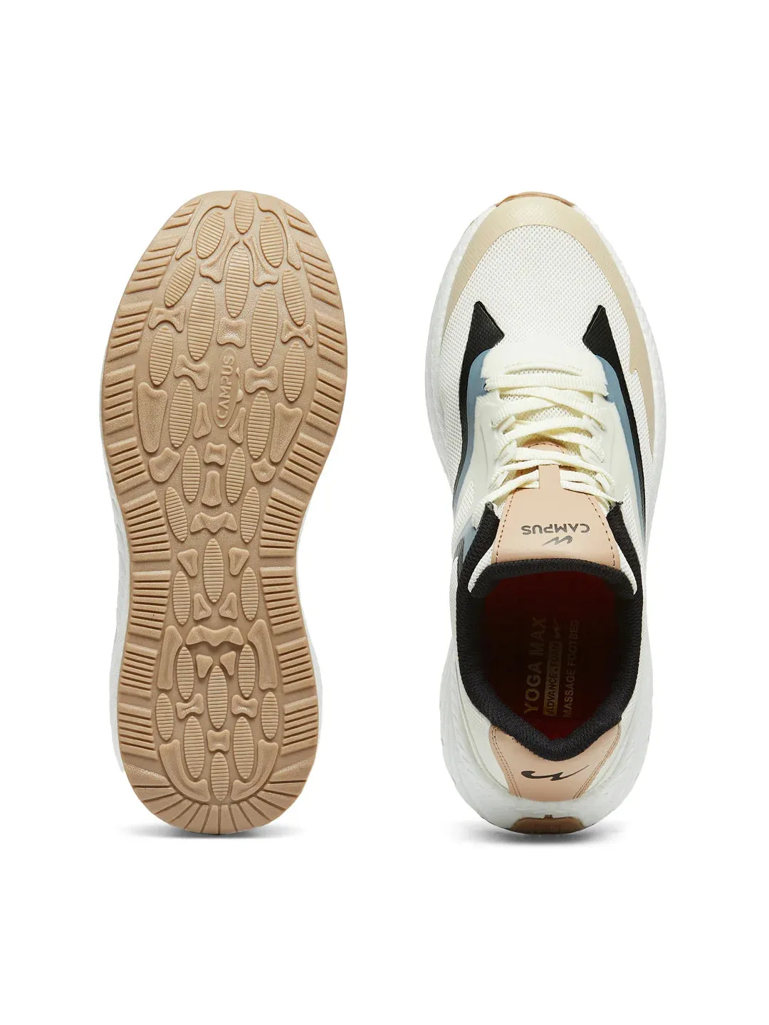 JIVE Off White Men's Running Shoes sold by Campus Shoes product image thumbnail 4