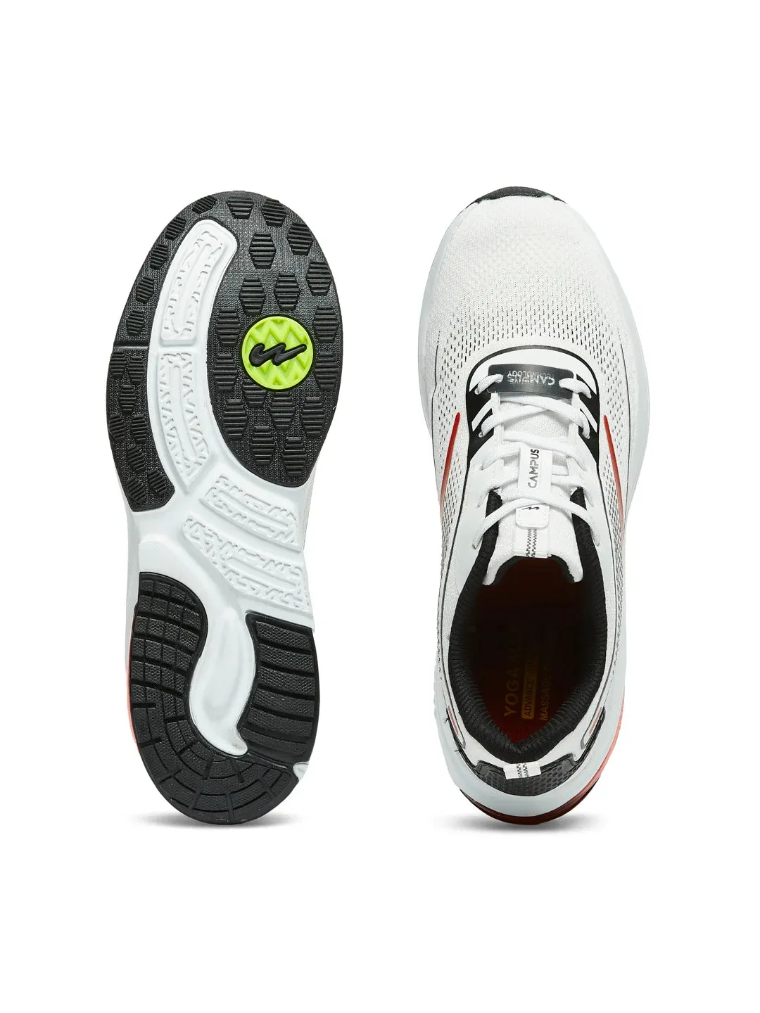 ACETATE White Men's Running Shoes sold by Campus Shoes product image thumbnail 3