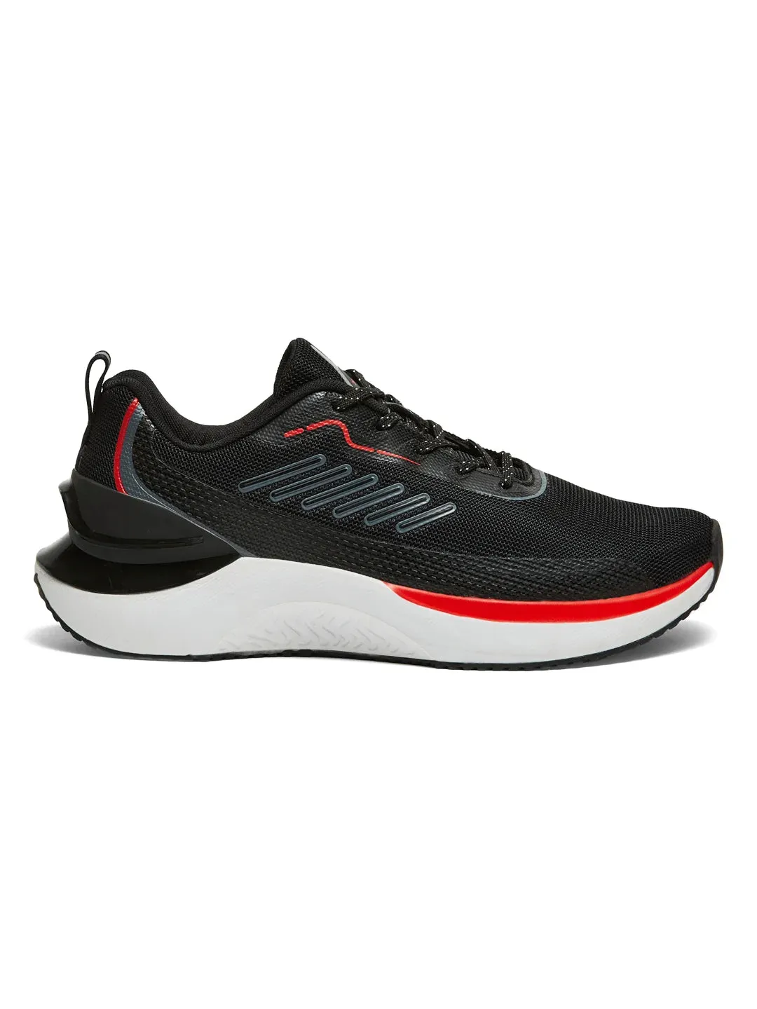PEARSON Black Men's Running Shoes sold by Campus Shoes