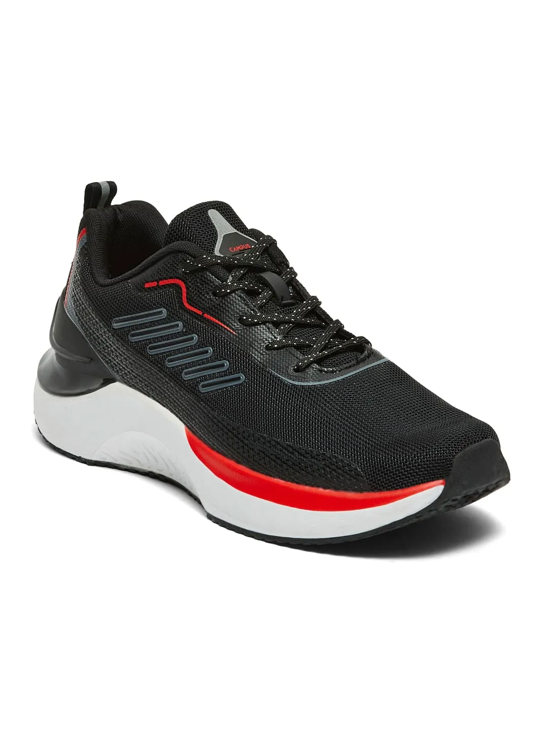PEARSON Black Men's Running Shoes sold by Campus Shoes product image thumbnail 2