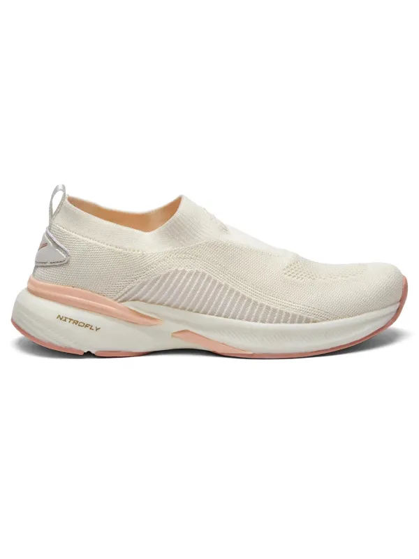 MADRA Off White Women's Walking Shoes sold by Campus Shoes