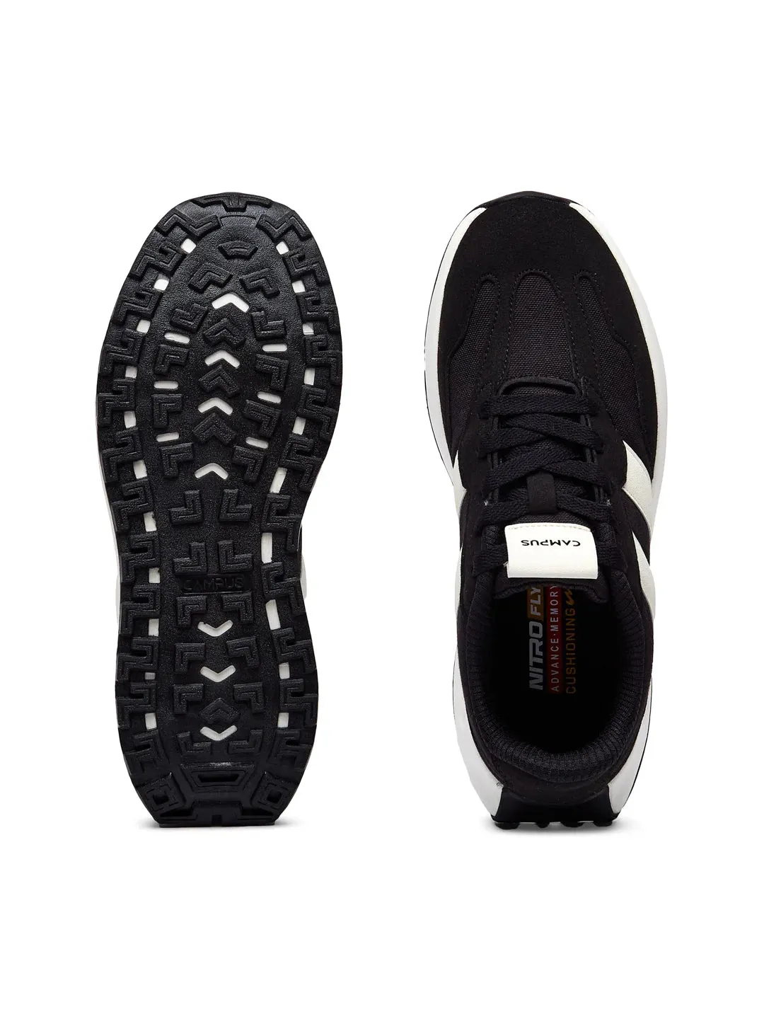GRIT Black Women’s Sneakers sold by Campus Shoes product image thumbnail 4