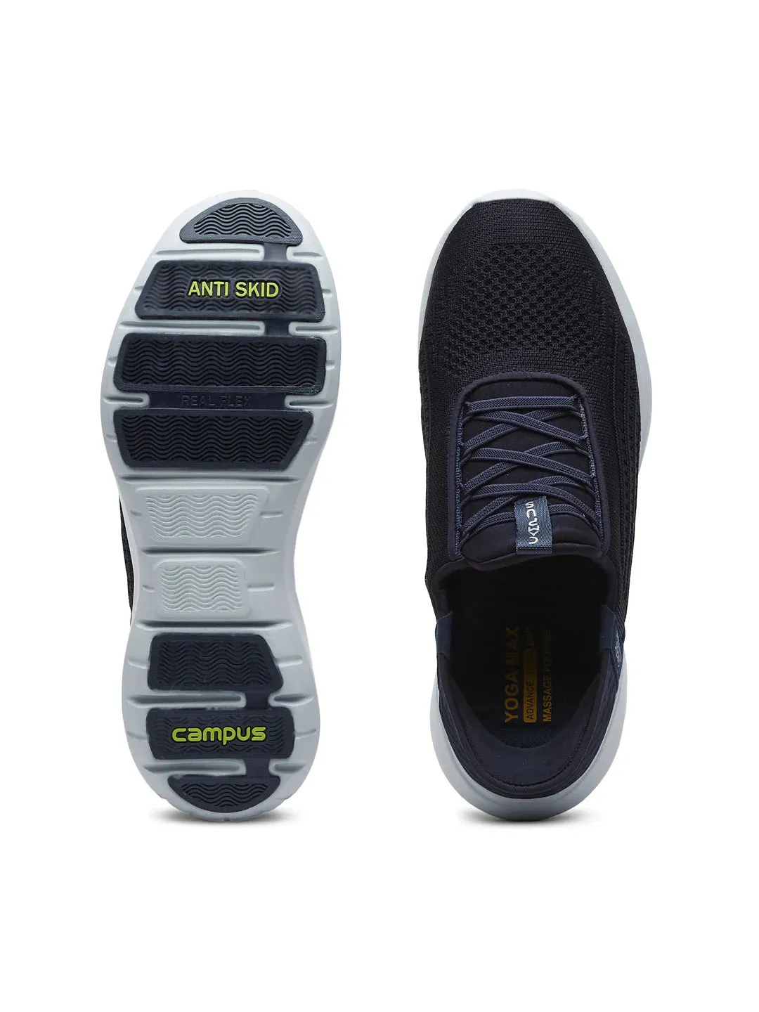 WIZARD Navy Men's Walking Shoes sold by Campus Shoes product image thumbnail 4