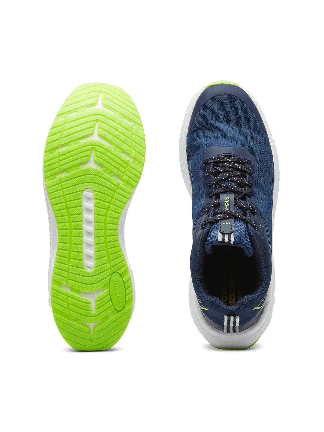 PUMPED Navy Men's Running Shoes sold by Campus Shoes product image thumbnail 4