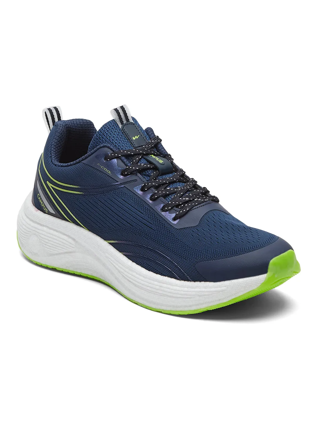 PUMPED Navy Men's Running Shoes sold by Campus Shoes product image thumbnail 2