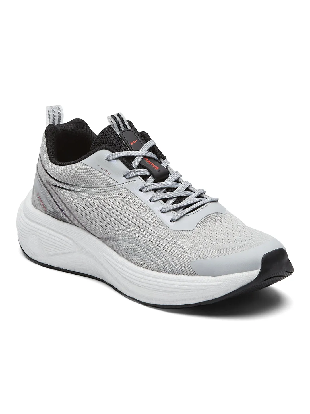 PUMPED Grey Men's Running Shoes sold by Campus Shoes product image thumbnail 2