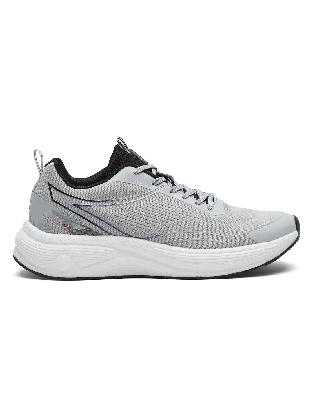 PUMPED Grey Men's Running Shoes sold by Campus Shoes