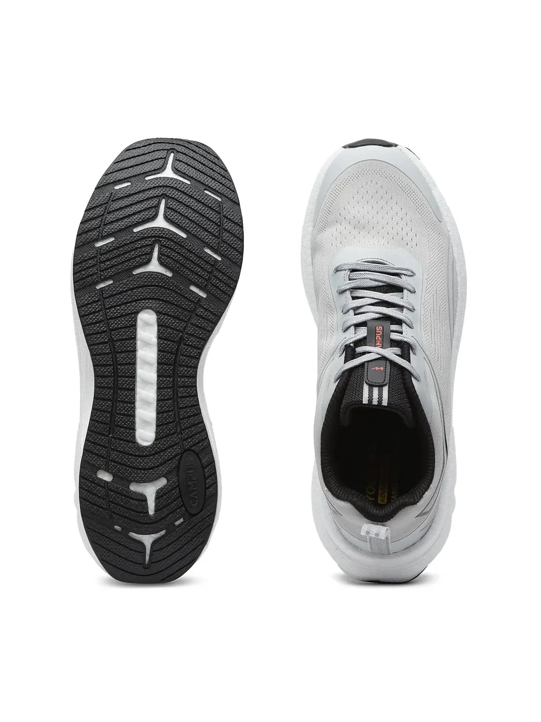 PUMPED Grey Men's Running Shoes sold by Campus Shoes product image thumbnail 4