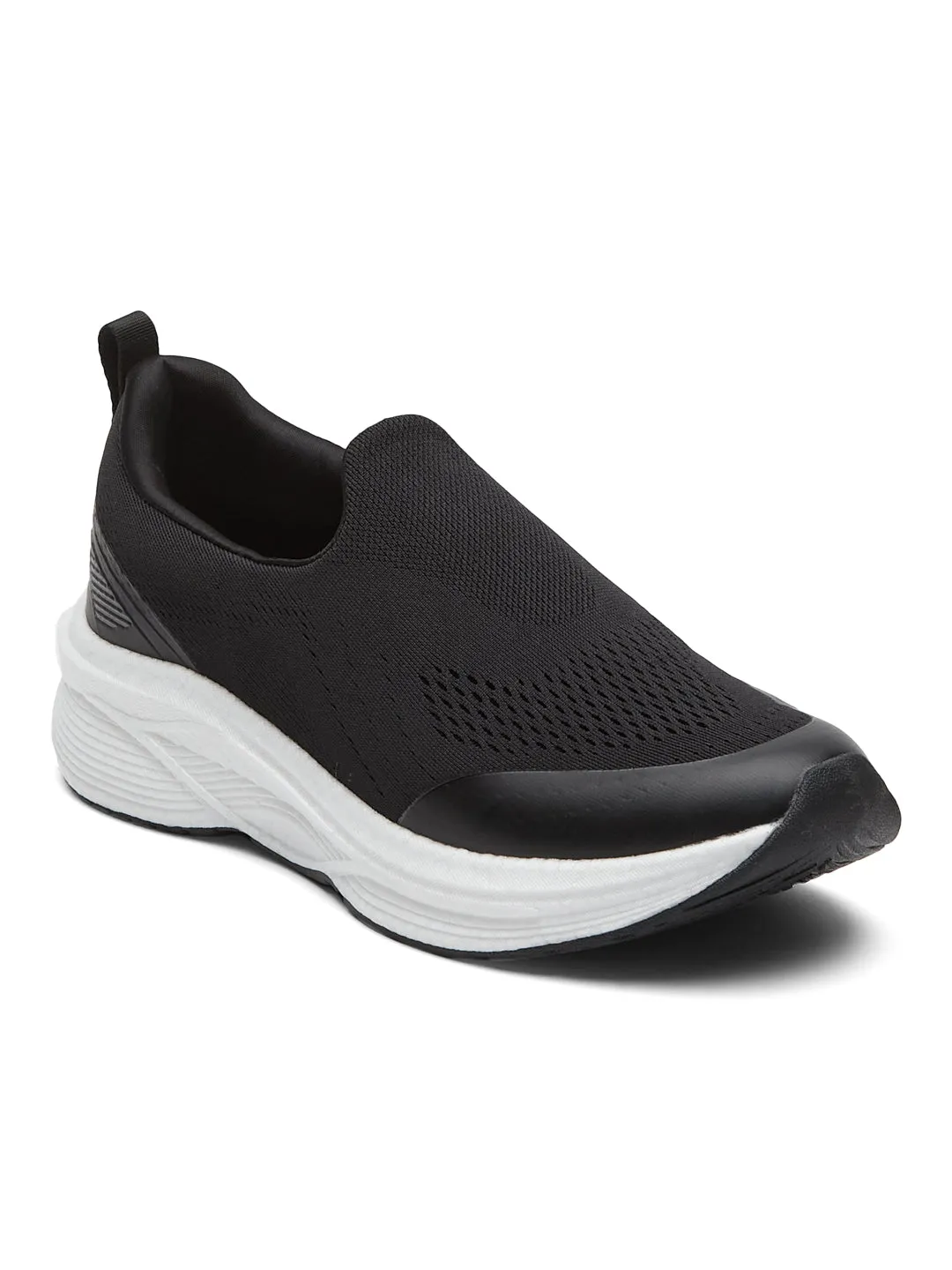 STAKU Black Men's Walking Shoes sold by Campus Shoes product image thumbnail 2