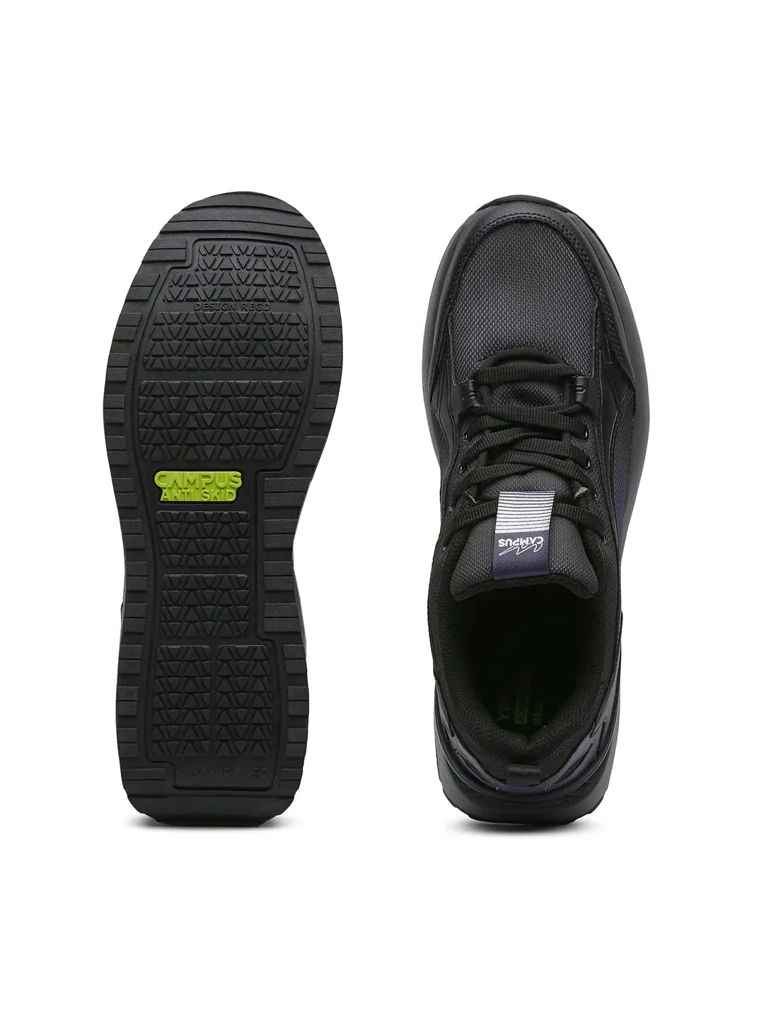 FLOAT Black Men's Sneakers sold by Campus Shoes product image thumbnail 4