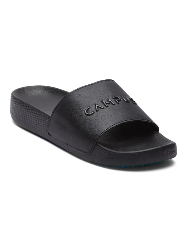 SL-457 Black Men's Slides sold by Campus Shoes