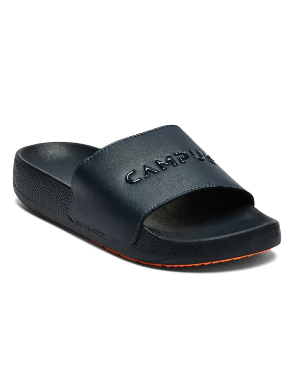 SL-457 Navy Men's Slides sold by Campus Shoes